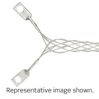 Double Eye, Closed Mesh, Single Weave, Portable Cable Duty, Wiring Device Wire Mesh Grip .300, .430 Cable Diameter