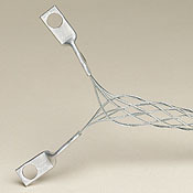 Double Eye, Closed Mesh, Single Weave, Portable Cable Duty, Wiring Device Mesh Grip .820, 1.000 Cable Diameter