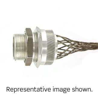 1-1/4-Inch, Straight, Male, Aluminum Body, Deluxe Cord Sealing Strain-Relief, 1.000, 1.125 Cord Range
