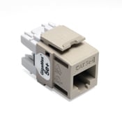 GigaMax 5e+ QuickPort Connector, CAT 5e, ivory