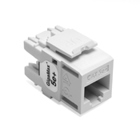 GigaMax 5e+ QuickPort Connector, CAT 5e, white