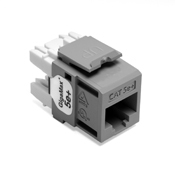 GigaMax 5e+ QuickPort Connector, CAT 5e, grey