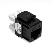 GigaMax 5e+ QuickPort Connector, CAT 5e, black