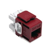GigaMax 5e+ QuickPort Connector, CAT 5e, red