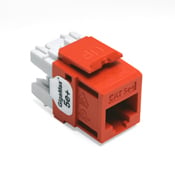GigaMax 5e+ QuickPort Connector, CAT 5e, orange