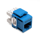 GigaMax 5e+ QuickPort Connector, CAT 5e, blue