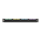 Leviton Universal GigaMax Cat 5e 24-Port Patch panel w/Cable Management Bar