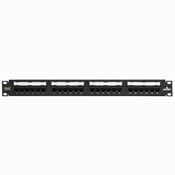 eXtreme 6+ Universal Patch Panel, 24-Port, 1RU, CAT 6. Cable Management Bar Included