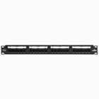 eXtreme 6+ Universal Patch Panel, 24-Port, 1RU, CAT 6. Cable Management Bar Included