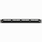 eXtreme 6+ Universal Patch Panel, 24-Port, 1RU, CAT 6. Cable Management Bar Included