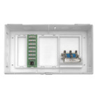 Multi Dwelling Unit, MDU Kit, Plus 1 X 6 Telephone Expansion Board and 6-Way Video Splitter, ABS Enclosure and Cover, White