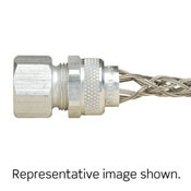 1/2-Inch, Straight, Female, Aluminum Body, Deluxe Cord Sealing Strain-Relief, .500 to .625 Cord Range