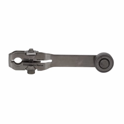 E50KL554 Standard Ball Bearing Roller Heavy Duty Plug-In Limit Switch Operator, 3 in L, Stainless Steel Roller, Stainless Steel Arm