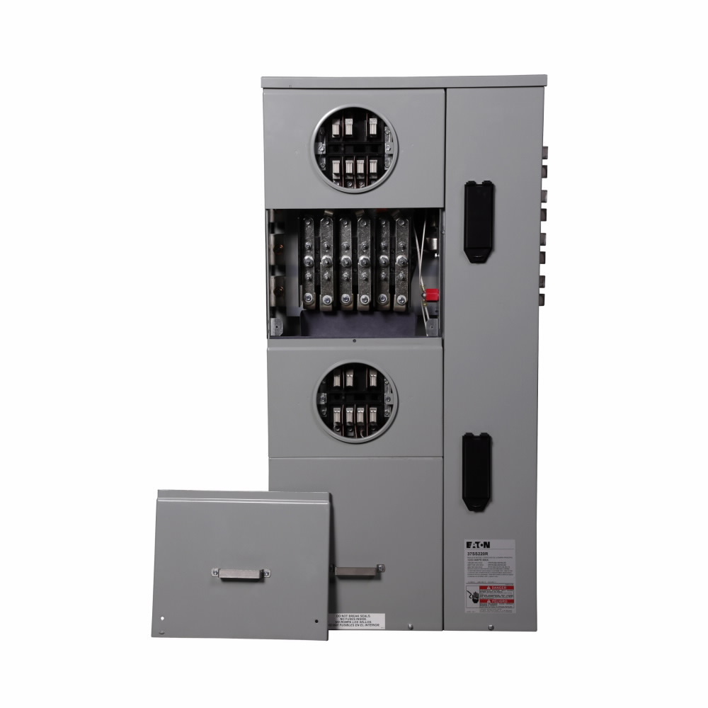 37SS220R Commercial Meter Stack Socket, 225 Amp, 200 Amp, Aluminu ...