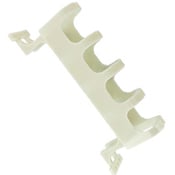 AW, LABEL BRACKET 110 HORIZONTAL WIRE MANAGER W/LEGS. ONE PER POLYBAG. COLOR: IVORY