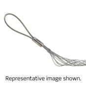 Offset Eye, Closed Mesh, Double Weave, Heavy Duty, Pulling Wire Mesh Grip with .750 to .990 Cable Diameter, Medium Length