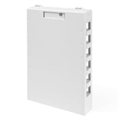 QuickPort Surface Mount Housing, 12-Port, White