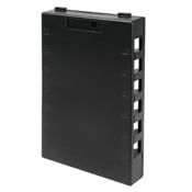 QuickPort Surface Mount Housing, 12-Port, Black