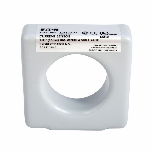 Eaton control product current transformers, 500:1 0 SEQUENCE CT, 1.8" WINDOW, D64 External Current Transformers, window size 1.80 inch (45.7 mm)-