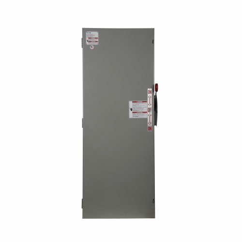 Eaton Heavy duty double-throw safety switch, 200 A, NEMA 1, Painted steel, Class H fuses, Fusible without neutral, Two-pole, Two-wire, K-series, 240 V