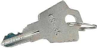 2KL Heavy Duty Replacement Switch Key, For Use With 1221-2KL, 1222-2KL, 1223-2KL and 1224-2KL Key Lock Switch