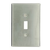 1-Gang Toggle Device Switch Wallplate, Oversized, 430 Stainless Steel, Device Mount, - Stainless Steel