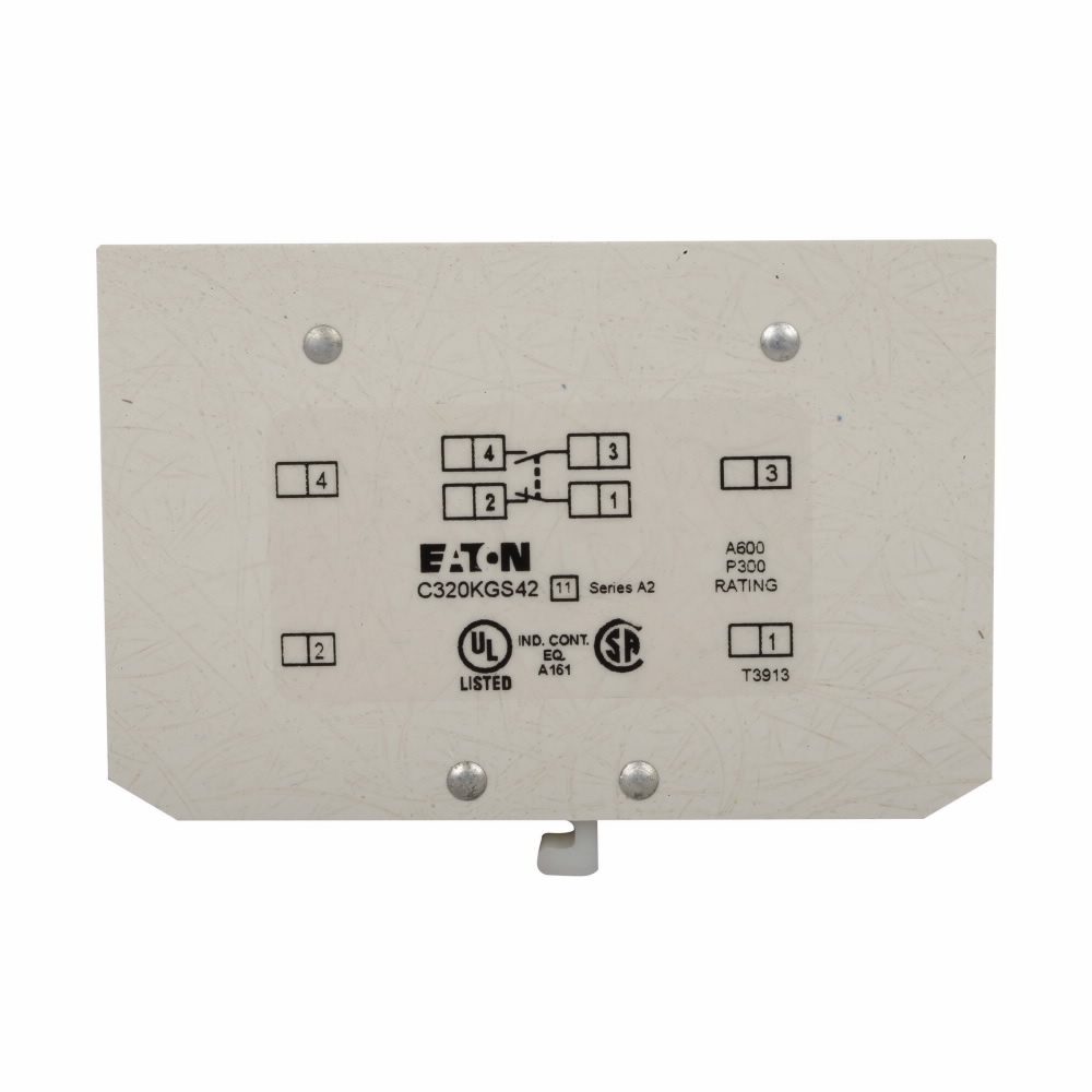 Eaton Freedom NEMA auxiliary contact, Freedom Accessory, Base auxiliary contact, Used on Starter and Contactors, NO NC circuit, NEMA Sizes 4-5, IEC Sizes P-S