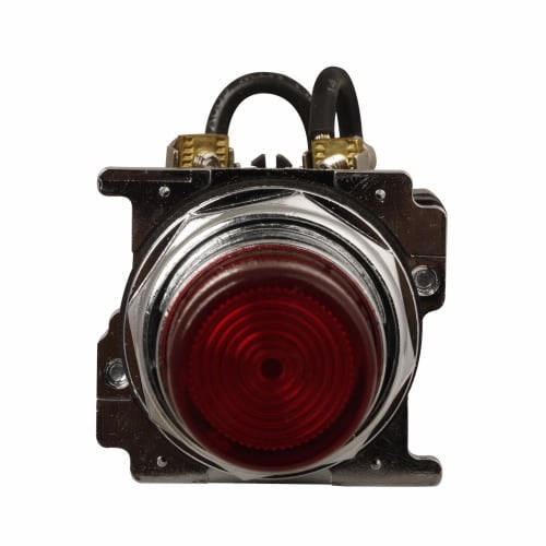 PUSH TO TEST PILOT LIGHT RED 120V