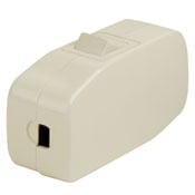 Appliance Switch, Feed-Through Switch Rocker, Single Pole, Single Throw, 3A-125V AC, Brown