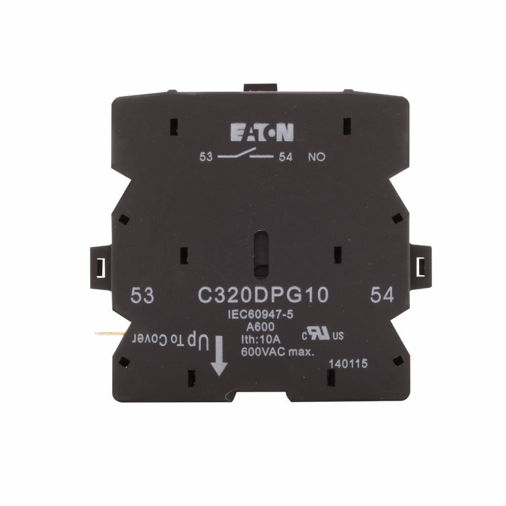 Definite Purpose Control Accessory, F1, 1NO pressure plate, quick connect, Used with Auxiliary Contactors (90A), F1 Series Contactors