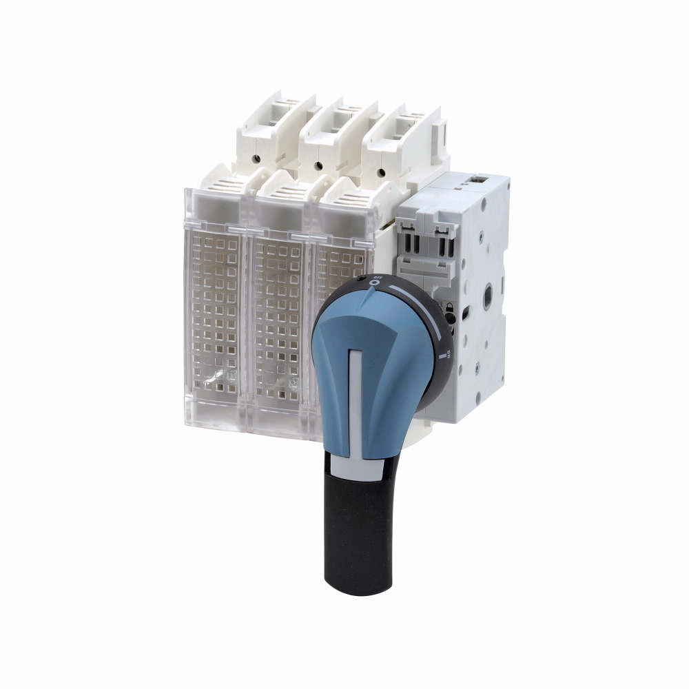 Eaton Heavy duty single-throw fused safety switch, 100 A, NEMA 4X, Non-metallic, KRYDON, Class H, Fusible with neutral, Three-pole, Four-wire, 600 V, Max Hp: 30, 40/ 60, 75 hp (1/3PH @480, 600 V), #14-#1/0 Cu/Al
