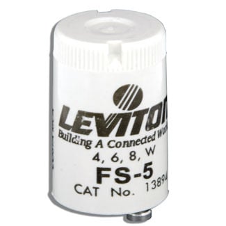 Fluorescent Starter, 4, 6 and 8W, FS-5