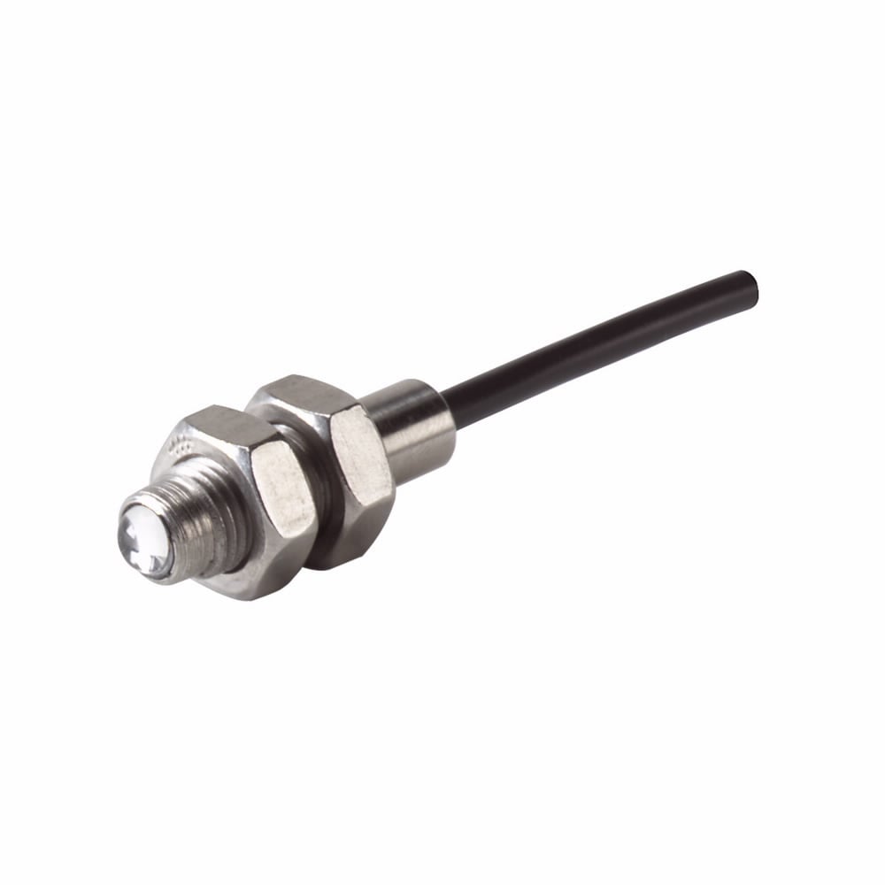 Eaton Photoelectric Sensor Head, Through Beam Source, Straight, Cable terminated with female spade terminals, 9 ft, PVC