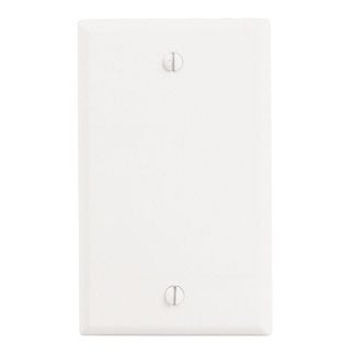 88014 Blank Wallplate, 1 Gang, White
