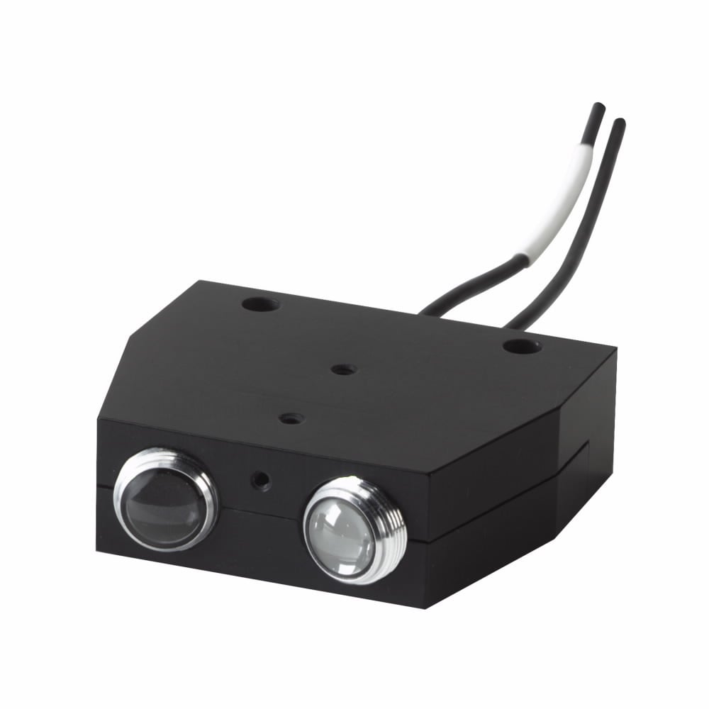 Eaton 70 Series Photoelectric Sensor Head, Photoelectric, 0.375 diameter, Forward Viewing, Sensor distance: Depends on controller used, Aluminum enclosure, Thru-beam, 9 Ft. ( 2.7m )