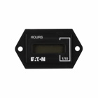 Eaton Elapsed Time Meter, Hour, Range: 0-99,999.9 hours, 48?150 Vdc/100?230 Vac, Rectangular LCD