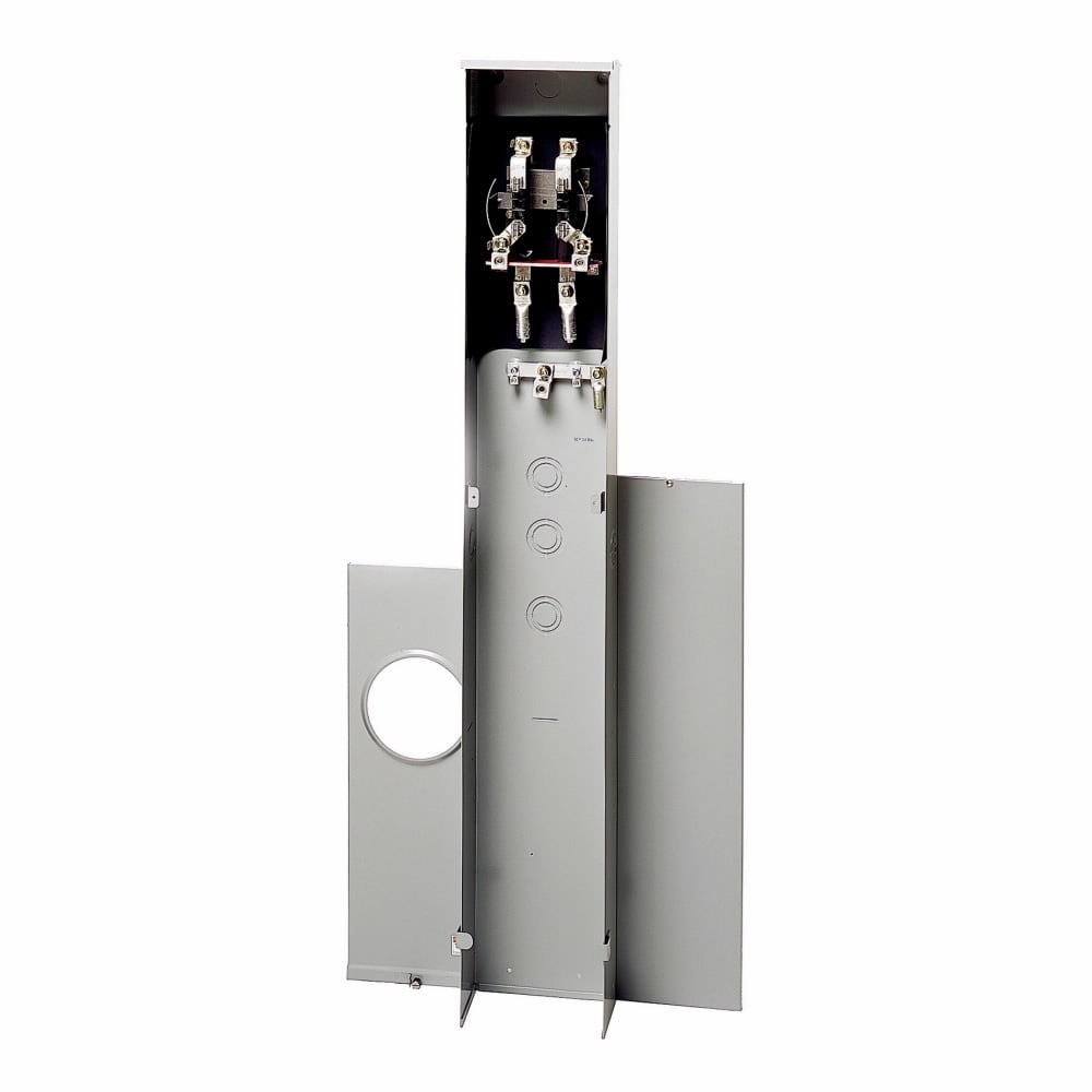 Mtr Skt, 100 / 200A pedestal, UG, Com Ed
