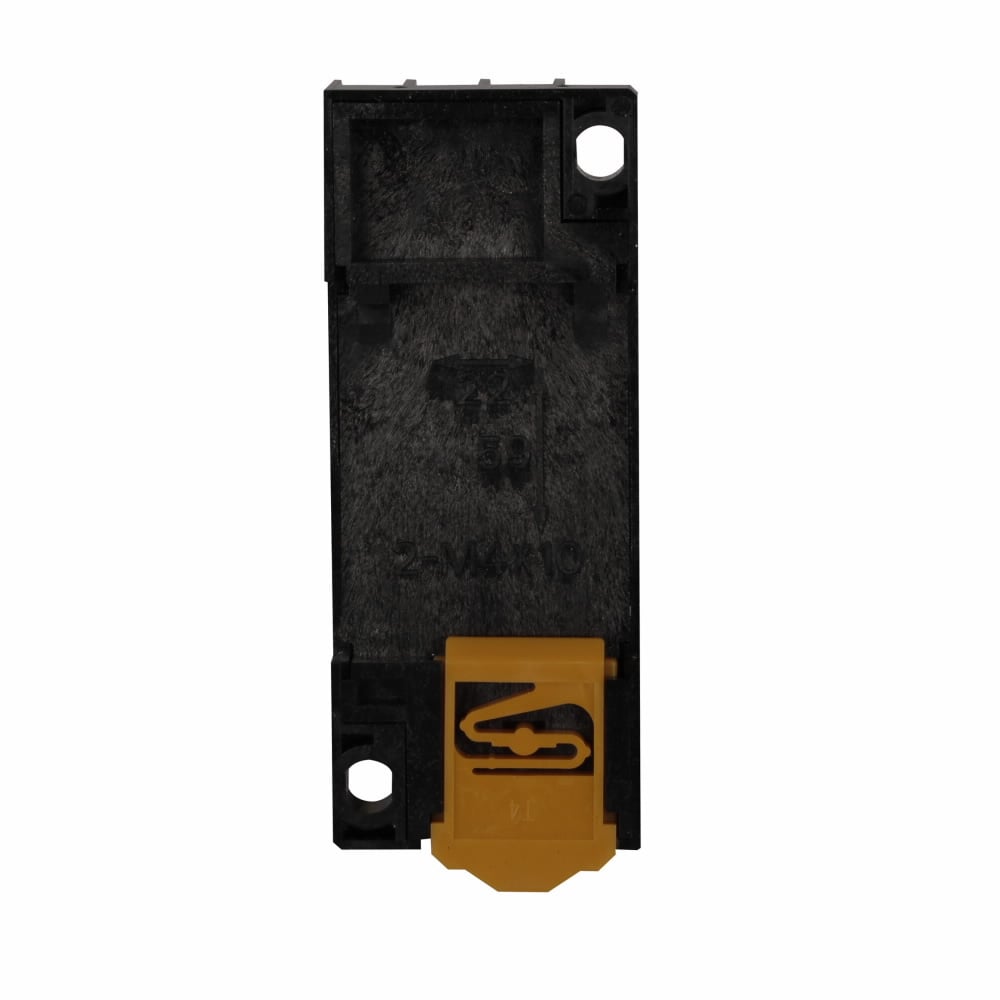 D2 Series Socket, Used with D2PR5 DPDT Latching Relays, 300V nominal voltage, 10A nominal current, DIN rail/panel mount, Screw clamping wire connection, QTY: 5, Four-pole