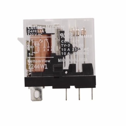 SPDT Relay W/IND light 120 Vac coil