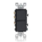 5641-E Decora 3-Way Dual Grounding Combination Switch, 15 A, 120/277 V AC, 1 Poles