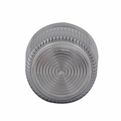 Eaton E34 pushbutton lens, E34 series, Indicating Light Lens, Amber actuator, Plastic, Legend: Blank legend