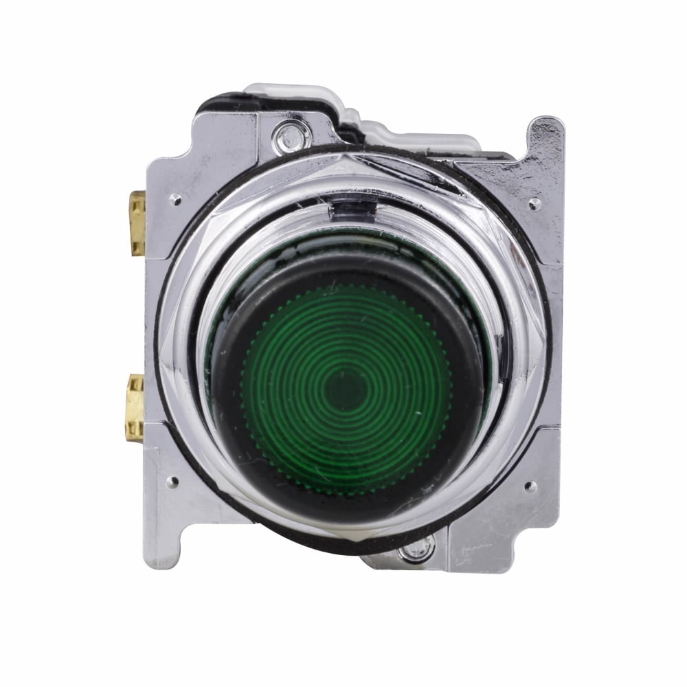 Eaton 10250T pushbutton, green illuminated LED, 24 V/FV,  1NO-1NC, Class I Division 2