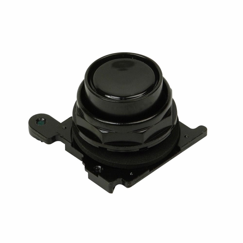 Eaton, 30.5 mm Watertight/Oiltight Hazardous Locations Pushbutton,Black,Plastic Actuator,Non-illuminated,Flush mounting,NEMA 3, 3R, 4, 4X, 12, 13,Momentary,30.5 mm,Flush Pushbutton,E34 Series