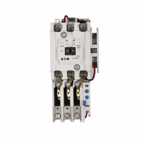 Eaton Freedom NEMA motor control starter, NEMA Full Voltage Non-Reversing Starter, 24V/60 Hz coil voltage, 27A, Three-pole, Size 1
