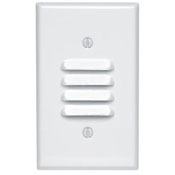 1-Gang Louvre Device Louvre Wallplate, Standard Size, Strap Mount, Stainless Steel