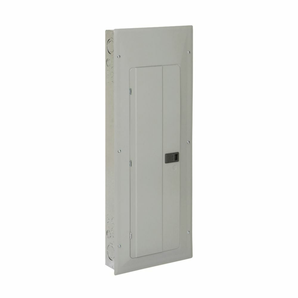 Eaton Eaton BR convertible loadcenter,208Y/120,240V,#1 AWG-250 kcmil Cu/Al ,No feed-thru lugs,Convertible main,200 A,L1, NEMA 1,Metallic,25 kAIC,BWH,Combination,NEMA 1,42 Circuits,30 Spaces,Four-wire,Three-phase,Type BR 1-inch breakers