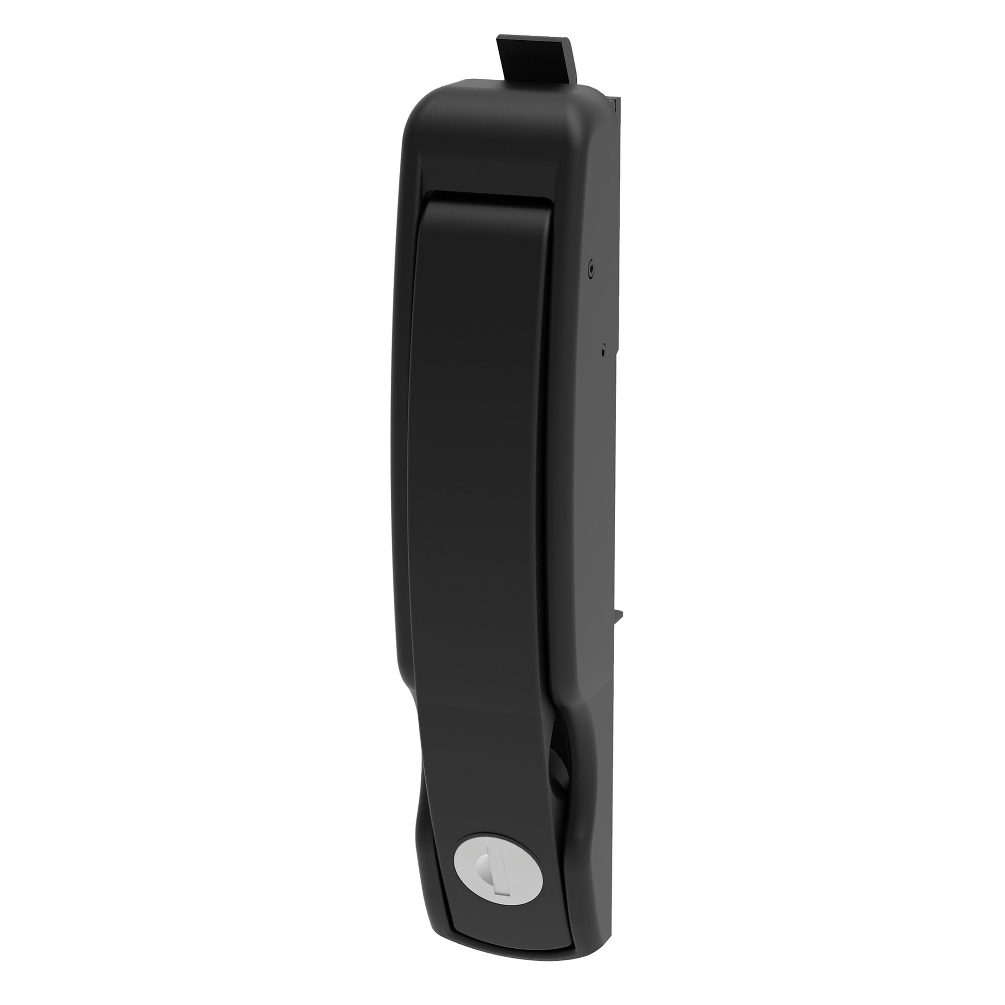 Locking Handle 333 Key 3-pt, 6.38x1.32x1.16, Black, Polymide