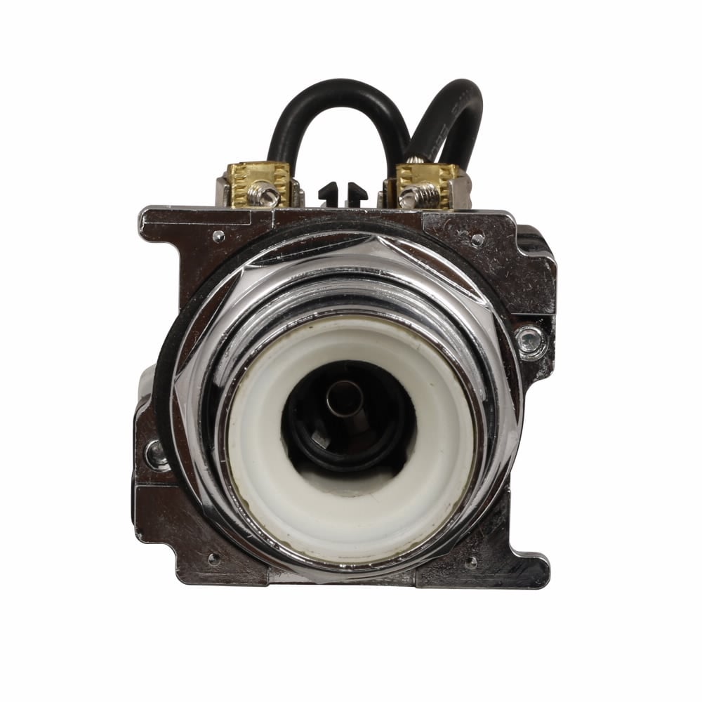 Eaton 10250T pushbutton, Heavy-duty watertight and oiltight Indicating Light, PresTest, LED, Transformer, NEMA 3, 3R, 4, 4X, 12, 13, Amber, Plastic, 120 V