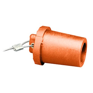 Male, Protective Cap, For 17 Series, Industrial Grade, Cam-Type Connector, Orange
