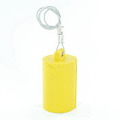Female, Protective Cap, For 17 Series, Industrial Grade, Cam-Type Connector, Yellow
